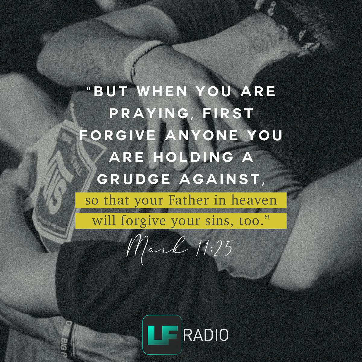 Mark 11:25 - Verse of the Day