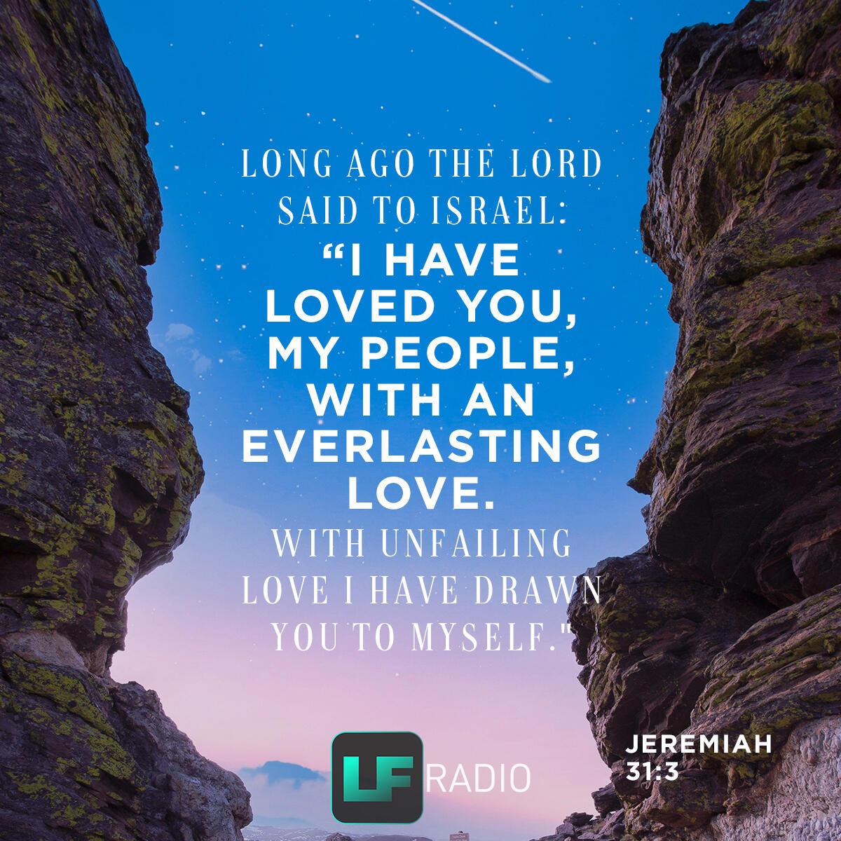 Jeremiah 31:3 - Verse of the Day