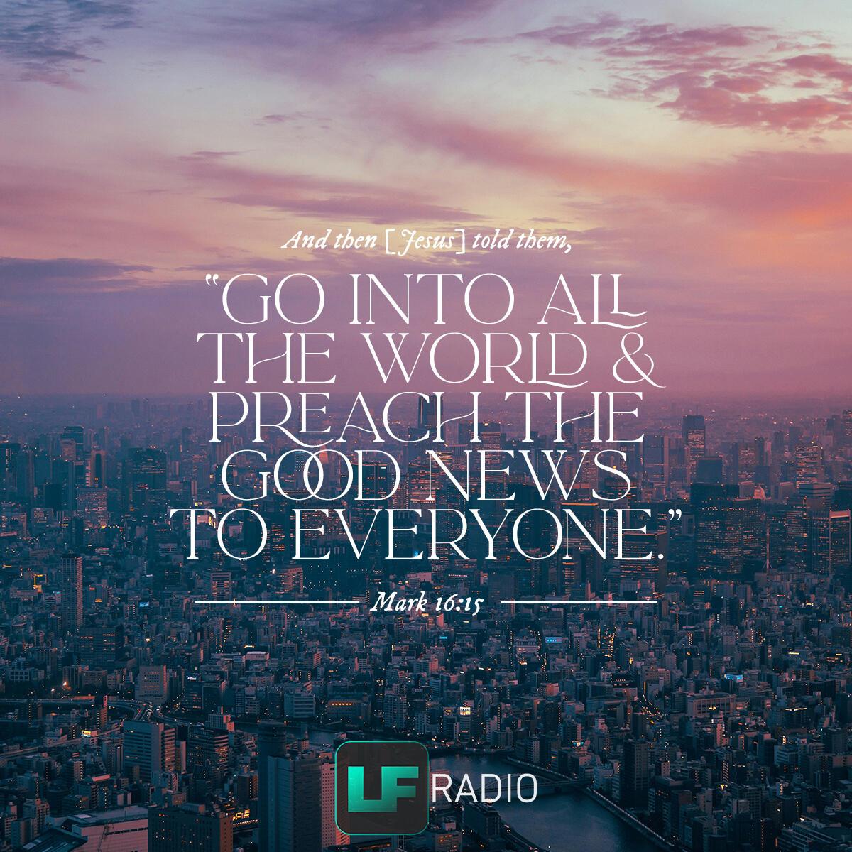 Mark 16:15 - Verse of the Day