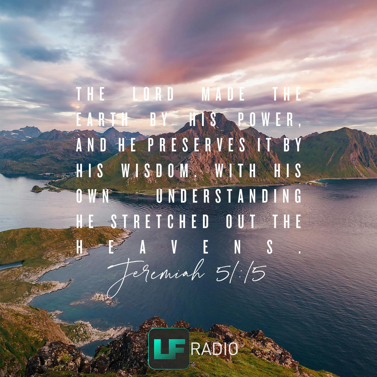 Jeremiah 51:15 - Verse of the Day
