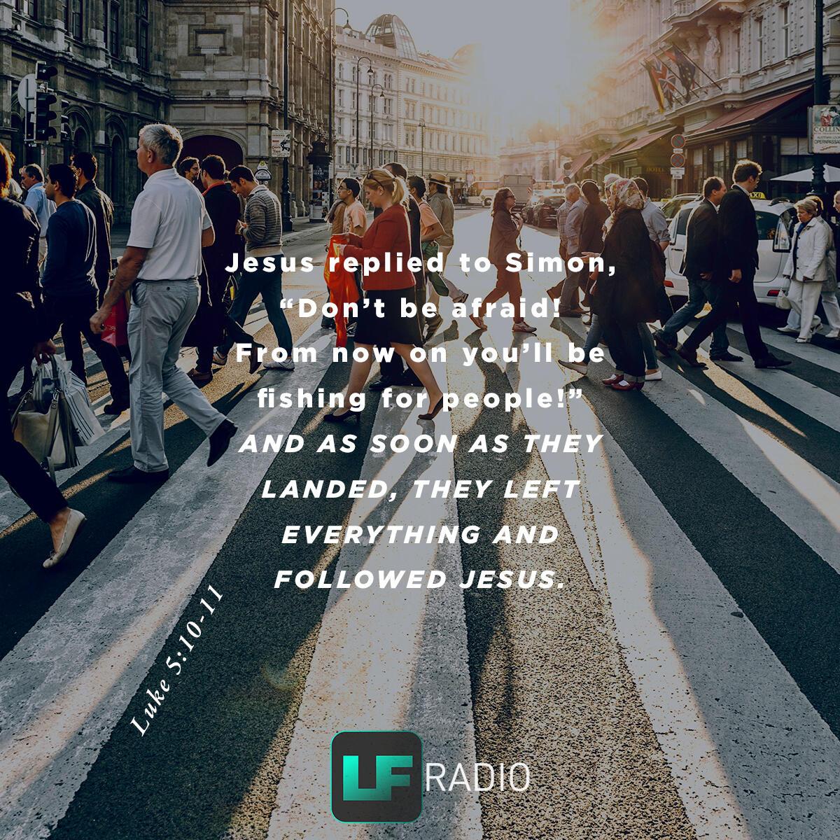 Luke 5:10-11 - Verse of the Day