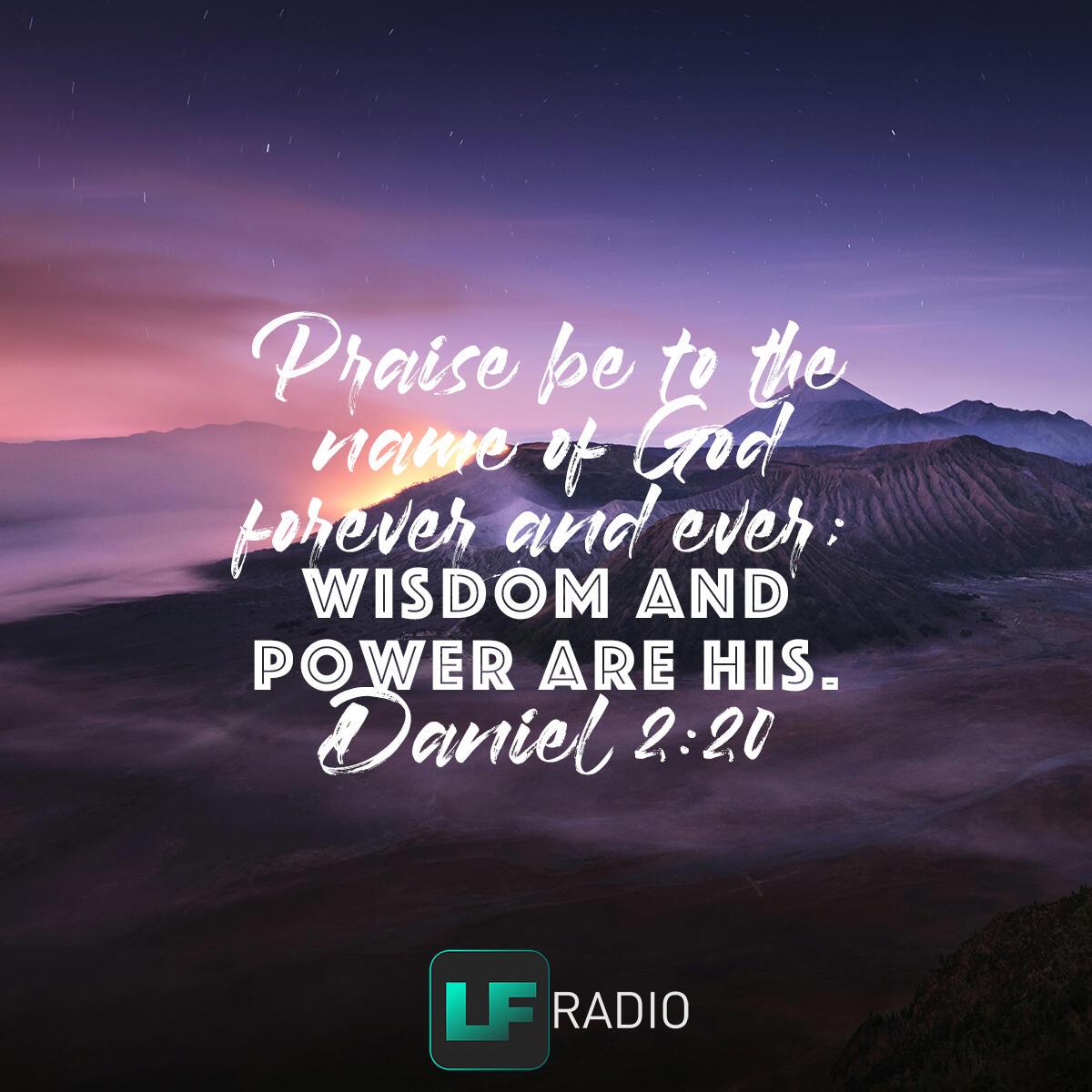 Daniel 2:20 - Verse of the Day