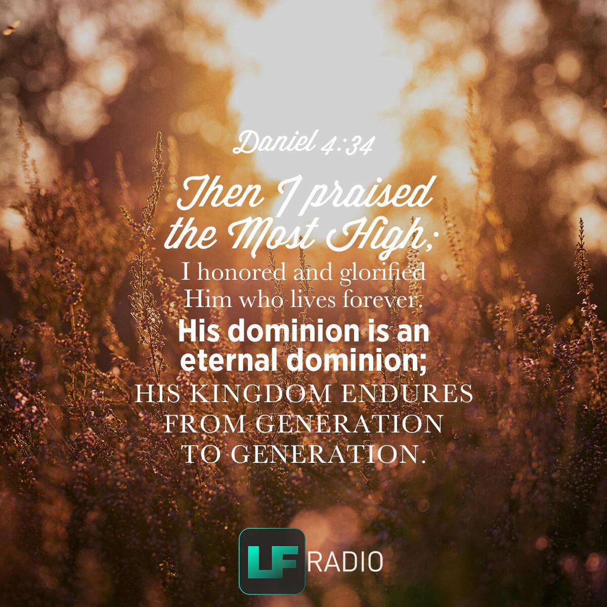 Daniel 4:34 - Verse of the Day