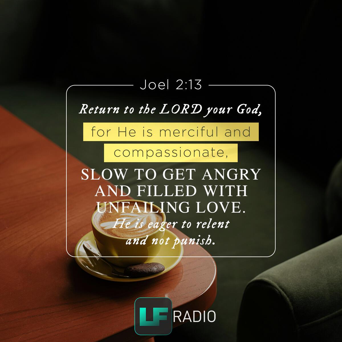 Joel 2:13 - Verse of the Day