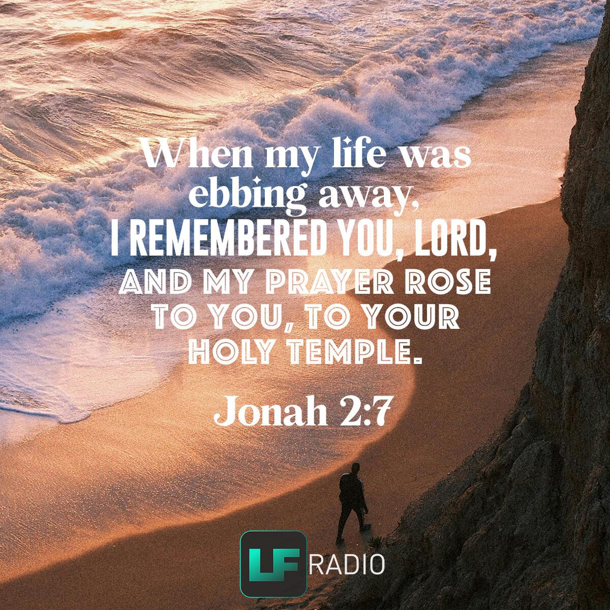 Jonah 2:7 - Verse of the Day