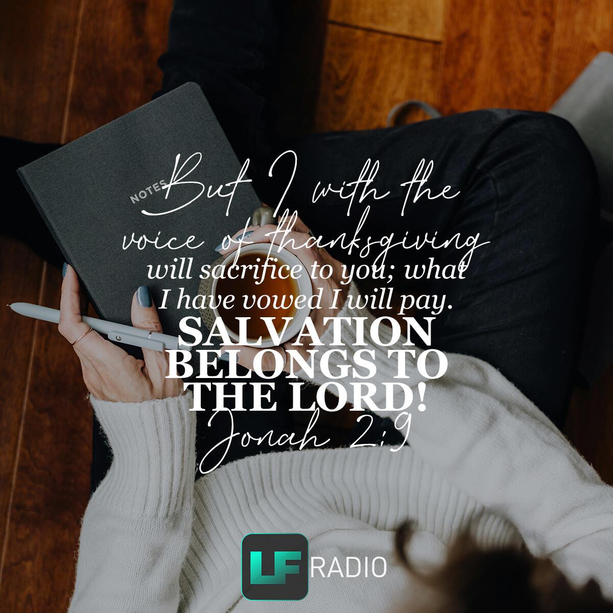Jonah 2:9 - Verse of the Day