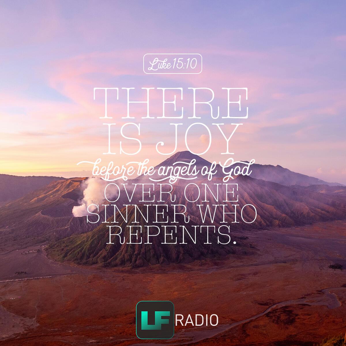 Luke 15:10 - Verse of the Day