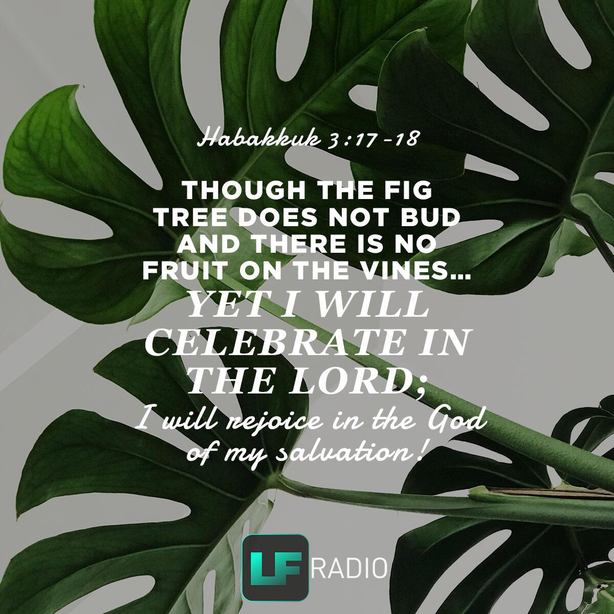 Habakkuk 3:17-18 - Verse of the Day