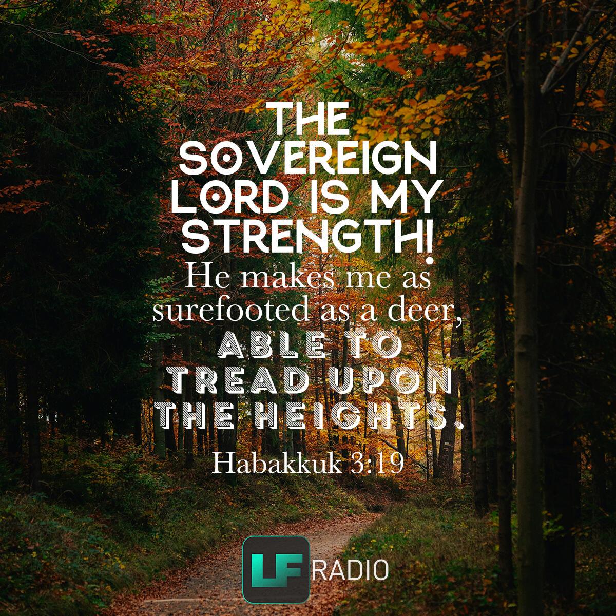Habakkuk 3:19 - Verse of the Day