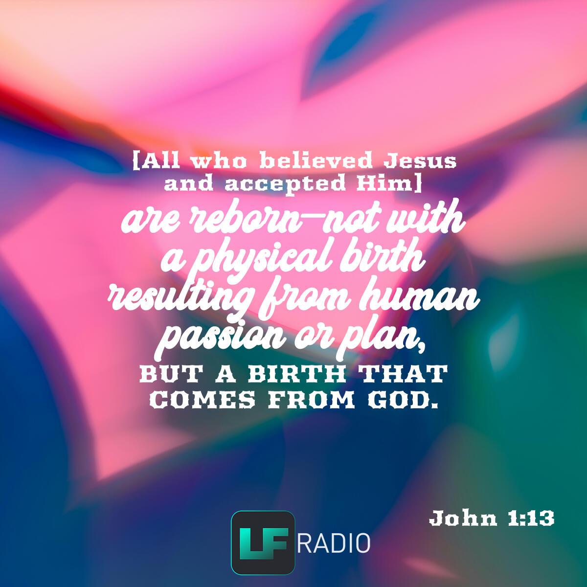 John 1:13 - Verse of the Day
