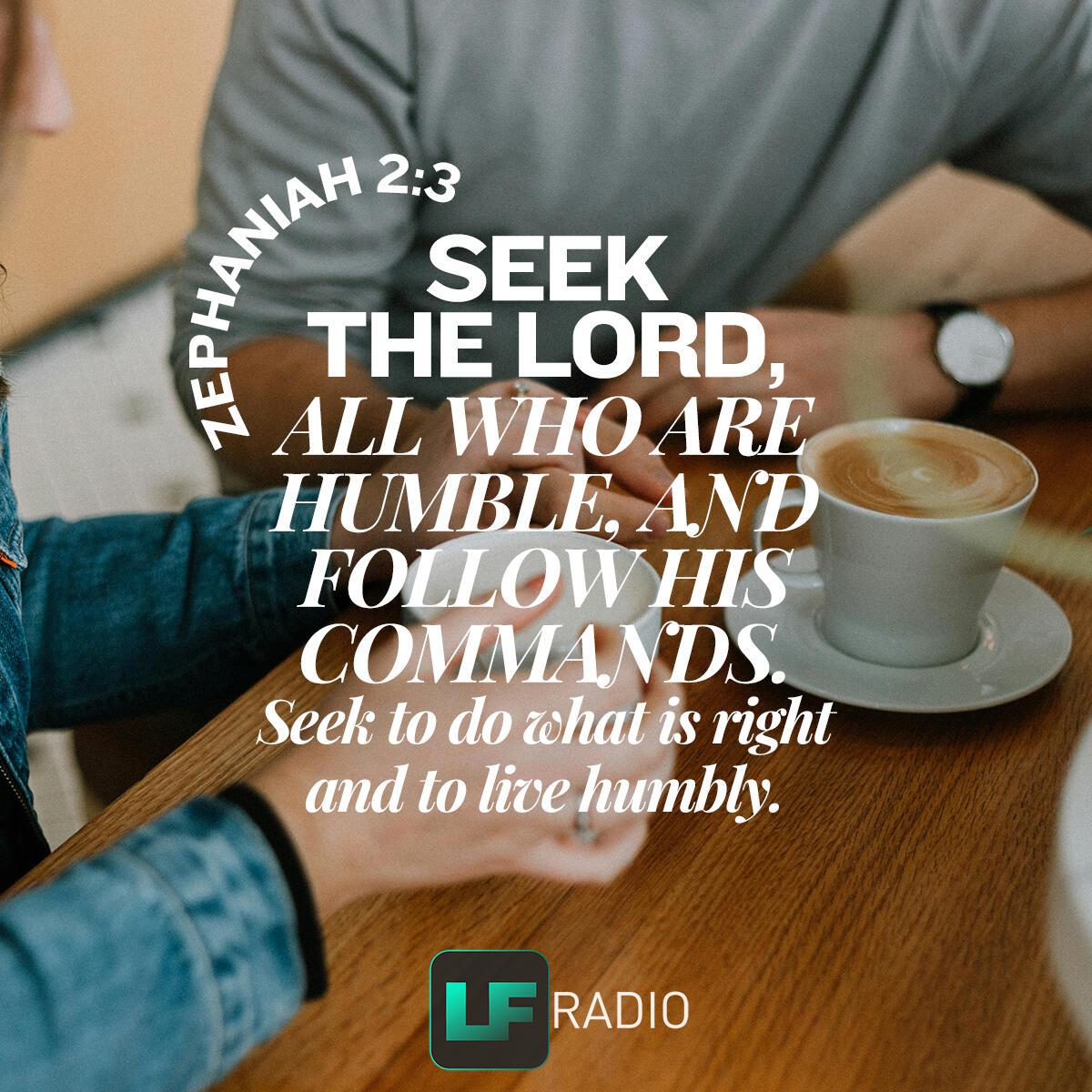 Zephaniah 2:3 - Verse of the Day