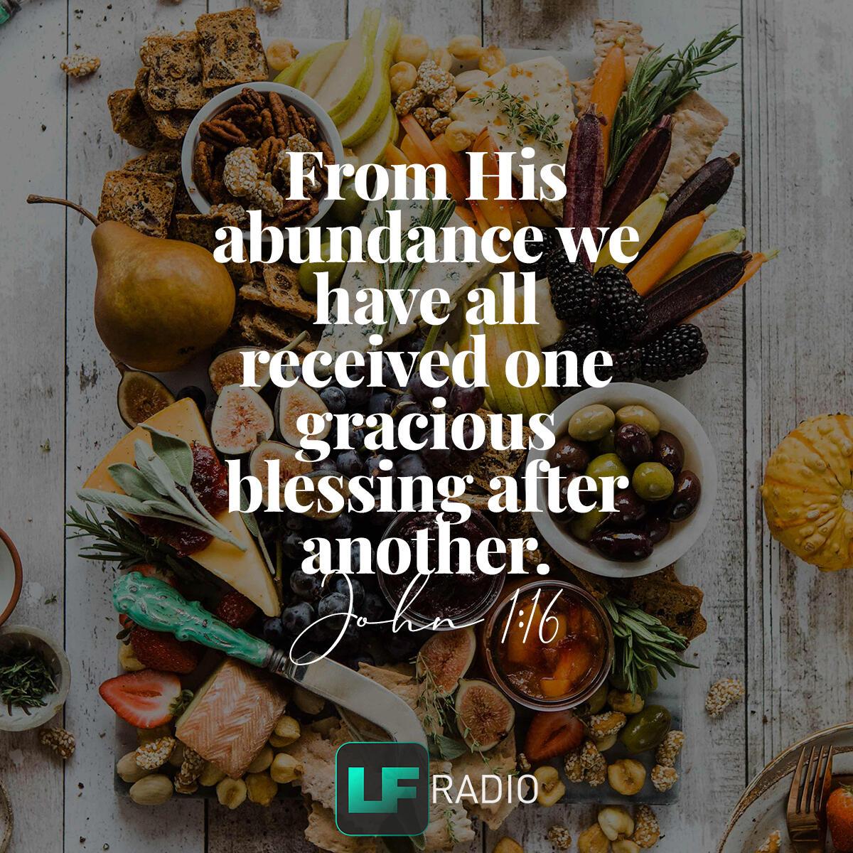 John 1:16 - Verse of the Day