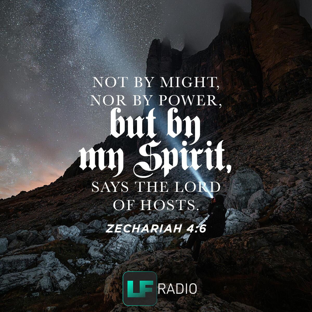 Zechariah 4:6 - Verse of the Day