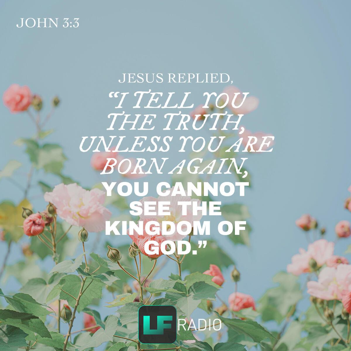 John 3:3 - Verse of the Day