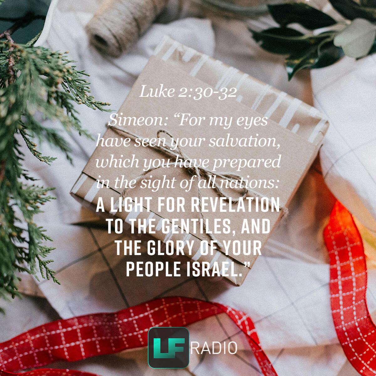 Luke 2:30-32 - Verse of the Day