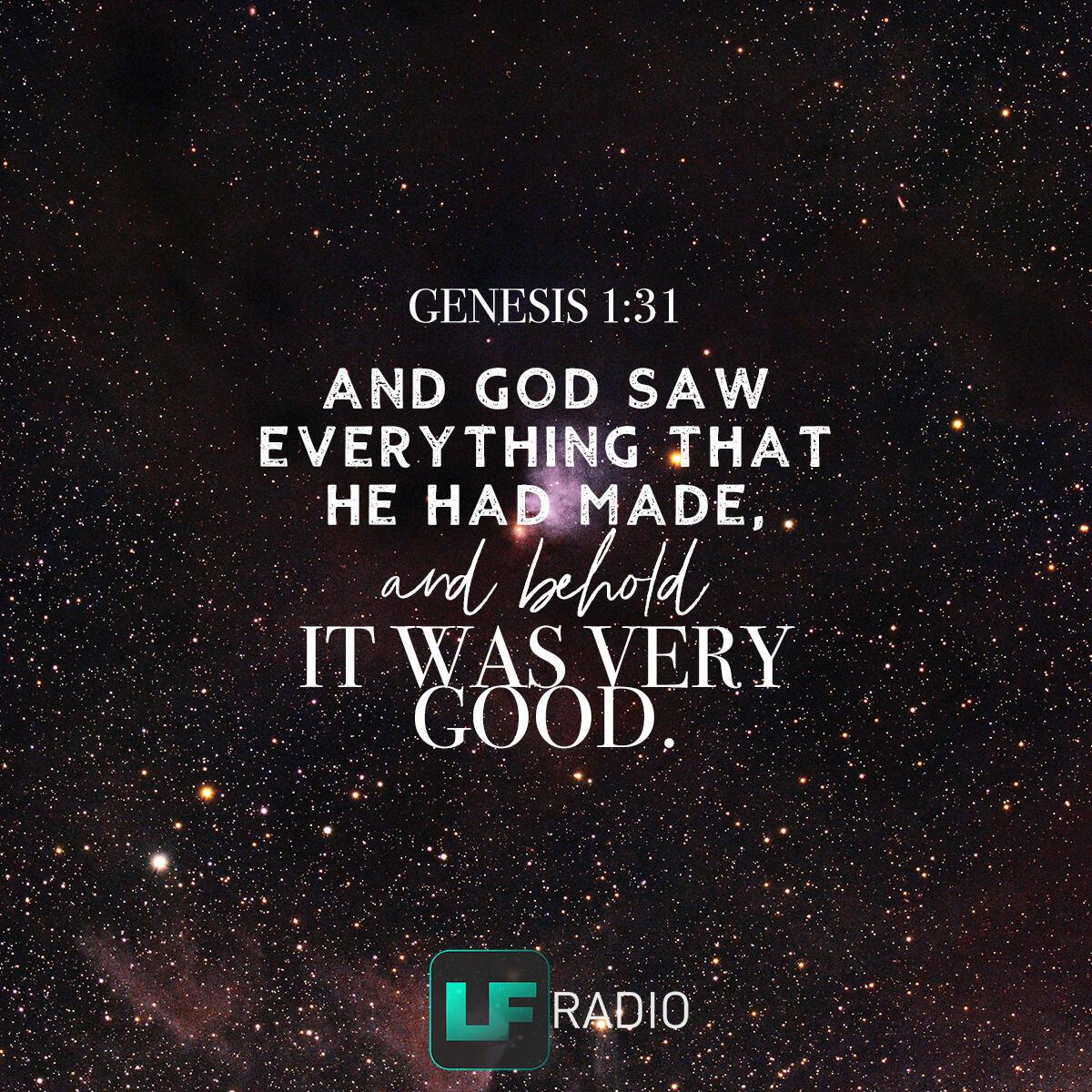 Genesis 1:31 - Verse of the Day