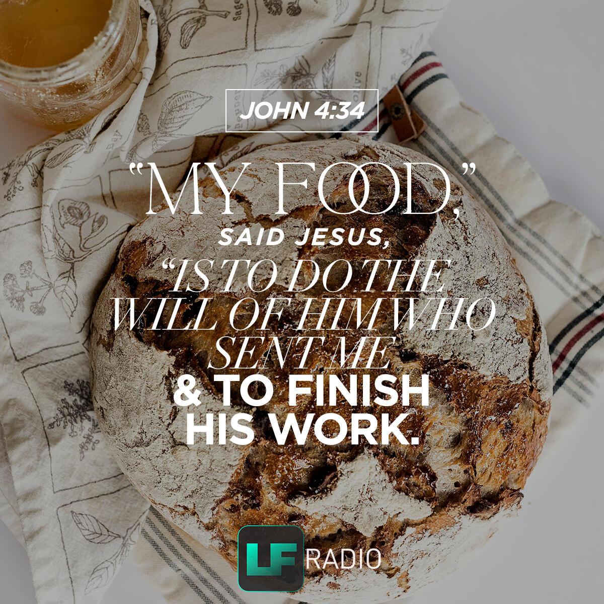 John 4:34 - Verse of the Day