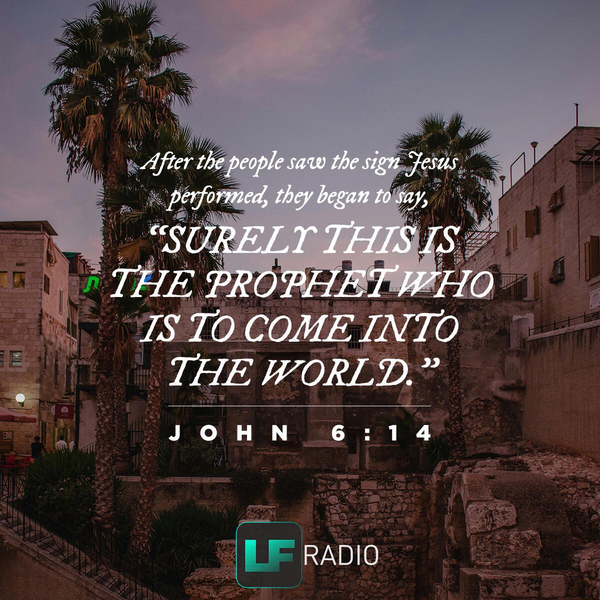 John 6:14 - Verse of the Day