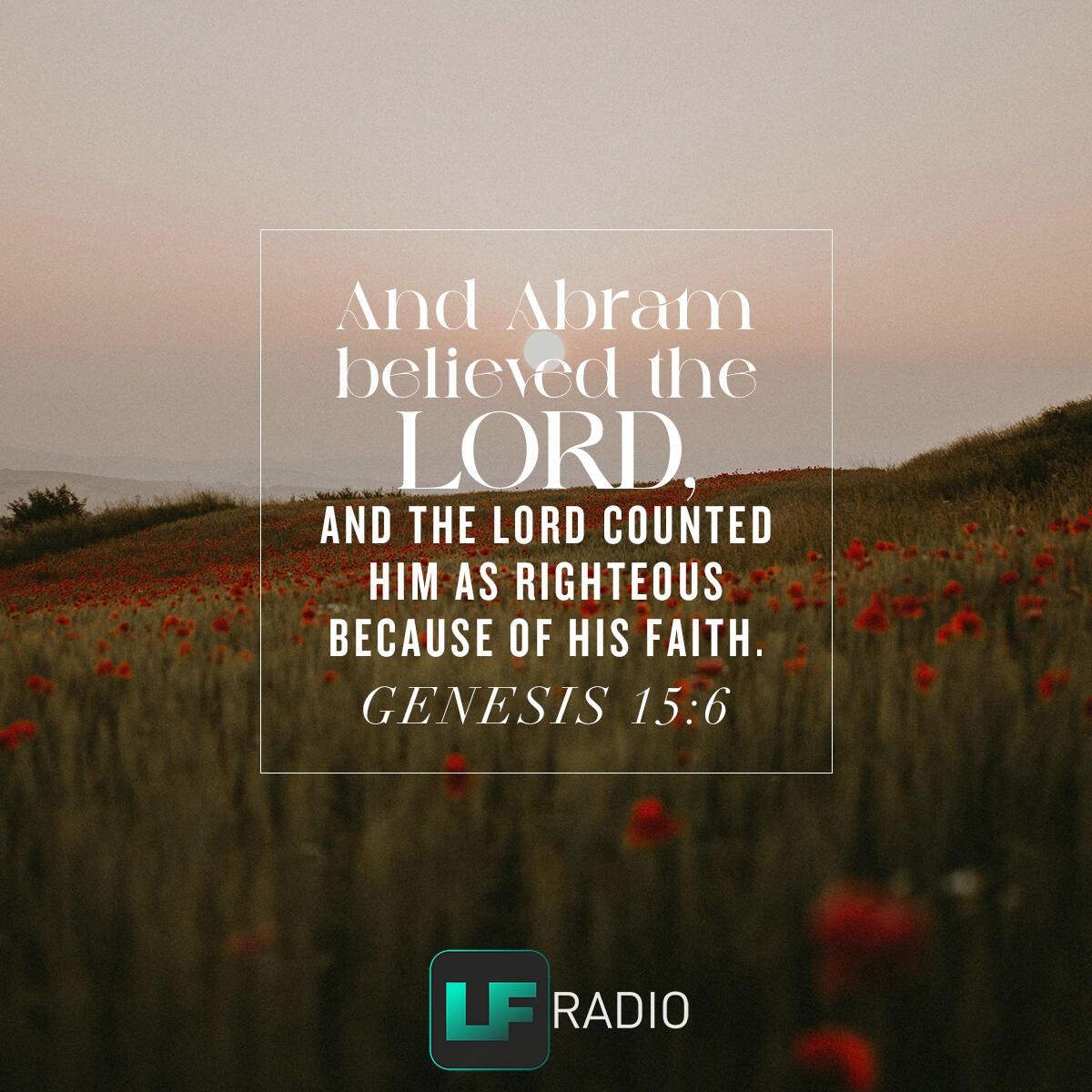Genesis 15:6 - Verse of the Day