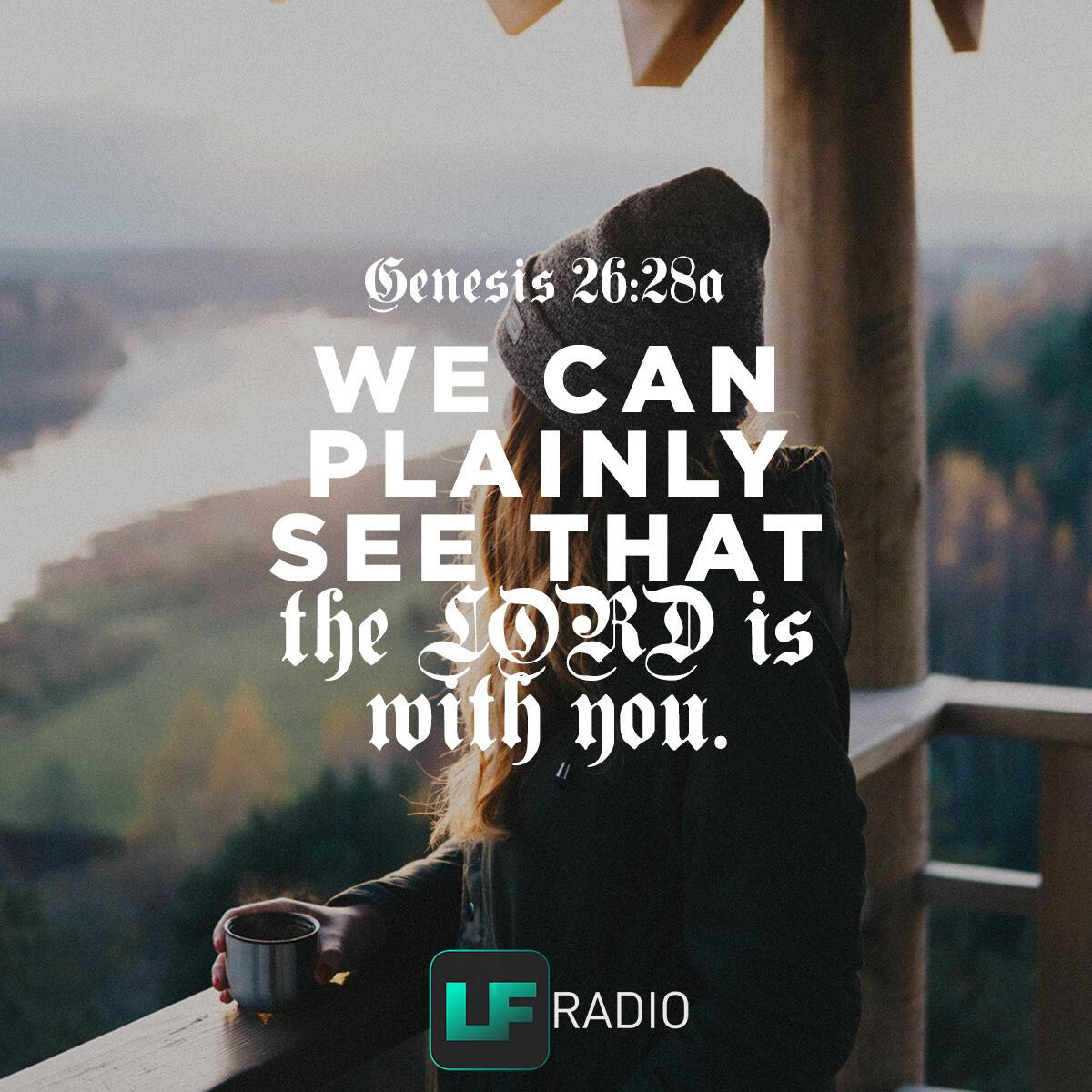 Genesis 26:28a - Verse of the Day