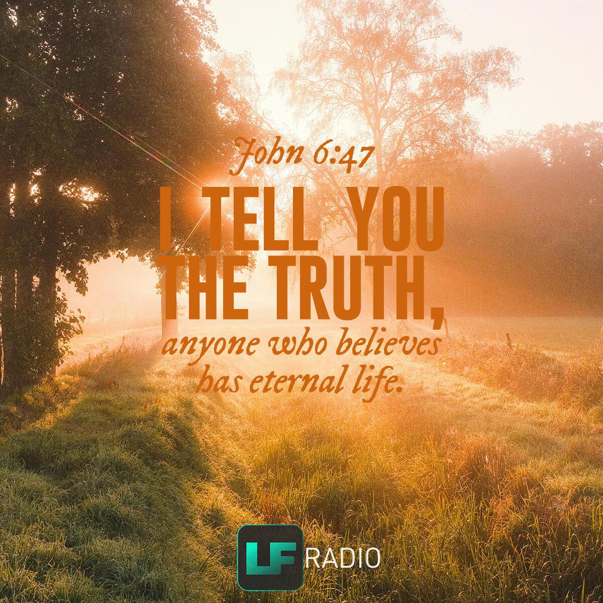 John 6:47 - Verse of the Day
