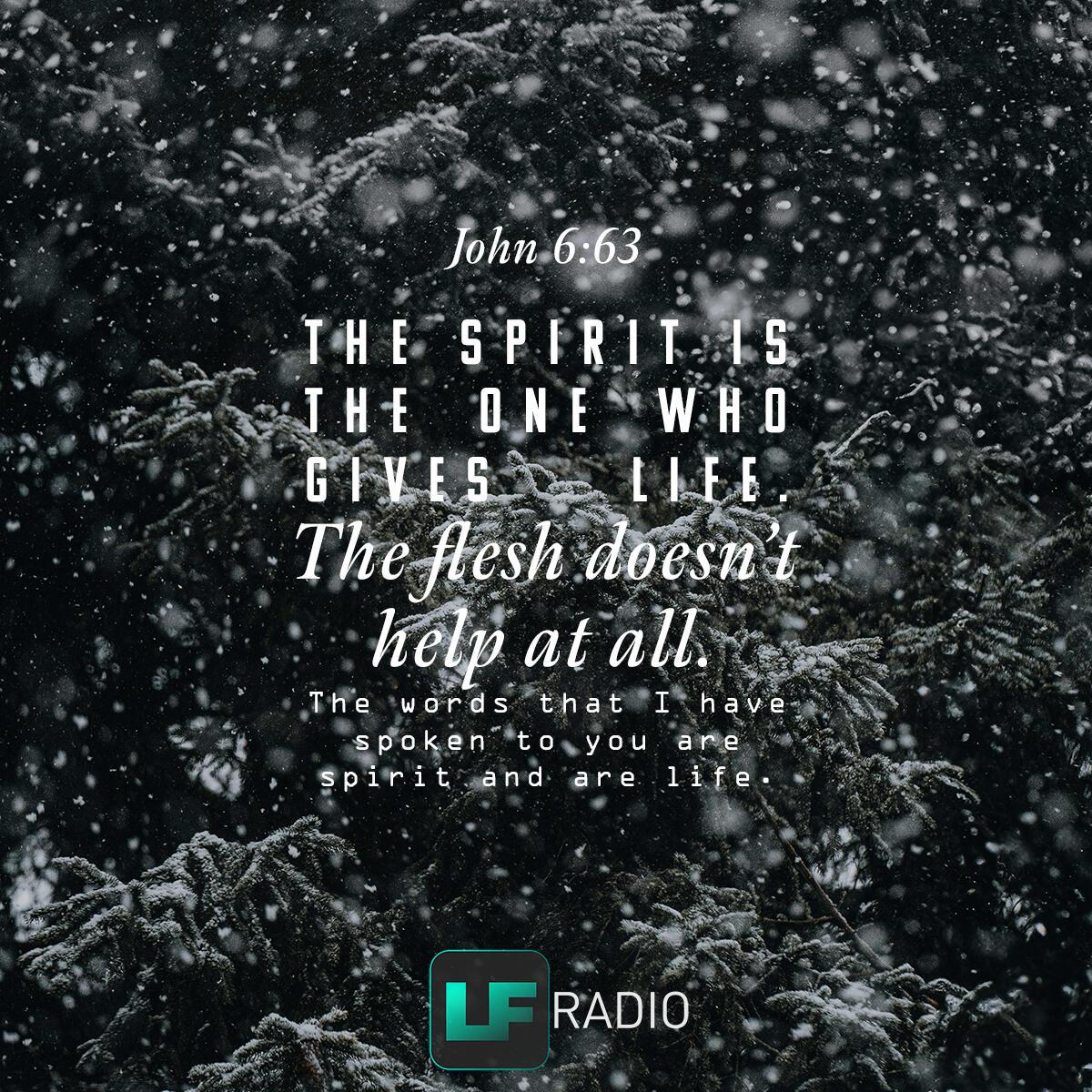 John 6:63 - Verse of the Day