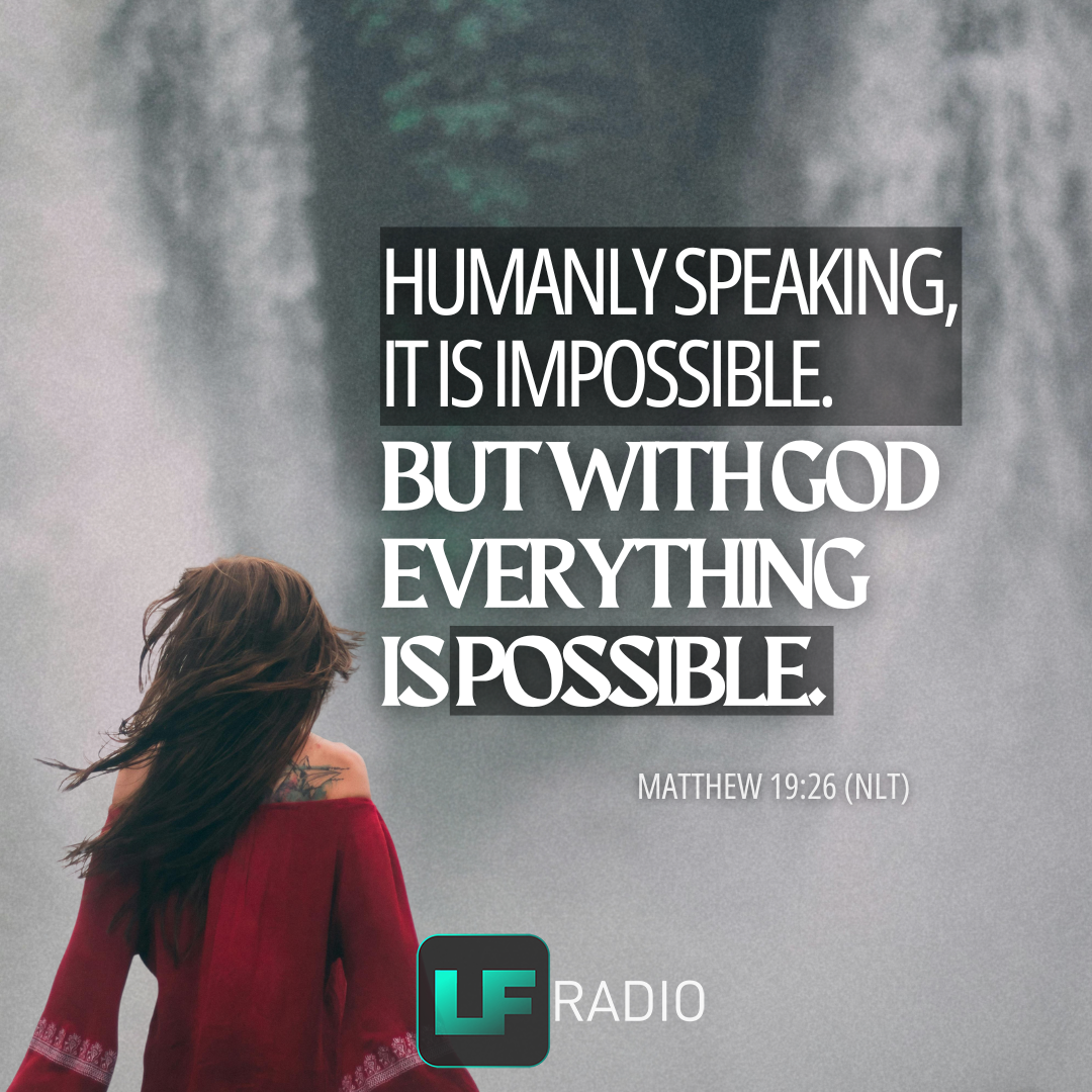 Matthew 19:26 - Verse of the Day
