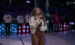 Tori Kelly Sings National Anthem at NBA Finals